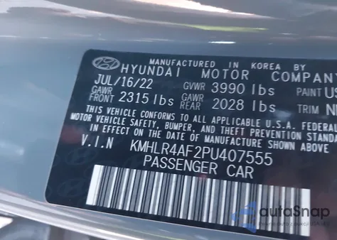 2023 Hyundai Elantra N Line z USA, uszkodzony, nr VIN KMHLR4AF2PU407555